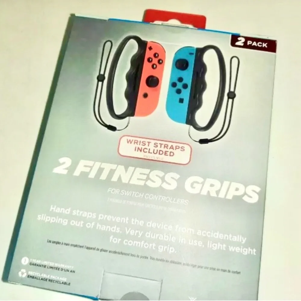 Fitness Boxing HandGrips for Nintendo Switch JoyCon-2 Pack(Not including Joycon）